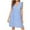 Light Blue, variant on Spring Dresses for Women Plus Size Solid Summer Sleeveless V-Neck Casual Hollow Out Mini Zipper Patchwork Pocket Jumpsuit Romper Hot Pink 2023