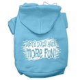 thumbnail image 1 of Dirty Dogs Screen Print Pet Hoodies Baby Blue Size Sm (10), 1 of 1