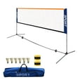 thumbnail image 1 of jinwen Filet de Badminton Ensemble Pliable Robuste Facile à Assembler Filet de Tennis Allée Sports Largeur 3,1m, 1 of 9