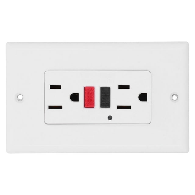 Smart Leakage Socket,Wall Outlet American GFCI Leakage Protection Socket Leakage Receptacle Time-Tested Durability