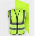 thumbnail image 2 of AnuYalue Reflective Safety Vest for Men Mesh High Visibility Outdoor Waistcoat Color Block Construction Work Gilet with Pockets, 2 of 6
