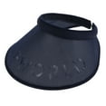 thumbnail image 4 of MERIGLARE Sun Visor Hats Womens Large Brim Summer Protection Beach Cap Navy Blue, 4 of 7