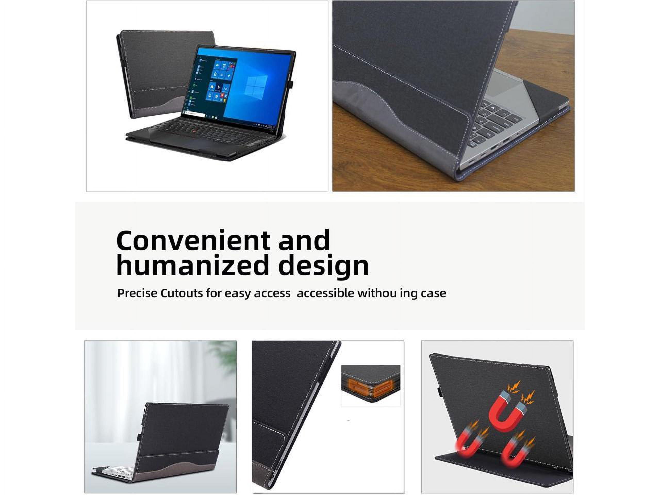 Laptop Cover for ThinkPad E15 Gen 2 | ThinkPad E15 Gen 3| ThinkPad E15 Gen 4 15.6" (Not Suitable for Other Models) Mobile Sleeve Computer Bag Protective PU Leather Shell