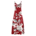 thumbnail image 5 of Giftesty Summer Dresses for Women Summer Print Casual Loose Sleevless V-Neck Dress, 5 of 5