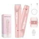 thumbnail image 1 of Afeitadora eléctrica para mujer (2025), Glowshave 2 en 1, afeitadora corporal para mujer, afeitadora eléctrica para bikini, recortadora corporal para uso en seco y húmedo para el hogar (rosa), 1 of 5