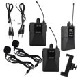 thumbnail image 4 of Micrófono Lavalier inalámbrico Receptor transmisor inalámbrico para entrevistas telefónicas UHF digitales de 16 canales para grabación de alimentos para grabación de música ANGGREK Otros, 4 of 8