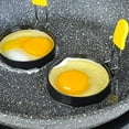 thumbnail image 4 of 2 Pack Egg Rings, 3 inches, Fried Egg Rings, Ring Molds for Cooking, Round Egg Cooker Rings for Frying Shaping, 4 of 6