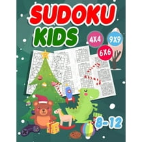 Sudoku Kids 8-12 : 270 Sudokus für intelligente Kinder von 4-12Jahren - Mit Anleitungen, Profi-Tipps und Lösungen - Großdruck (Paperback)