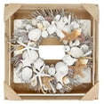 thumbnail image 2 of Seashell Wreath with Starfish - Coastal Beach Decor for Home - Natural Starfish and Shells Grapevine Wreath - Handcrafted Beach House Wall Hanging, 2 of 8