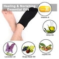 thumbnail image 3 of 1 Pair Moisturizing Gloves+1 Pair Moisturizing Socks, Gel Gloves and Gel Socks for Dry Cracked Heels &Hands Treatment,Spa Gloves and Spa Socks for heal dry cracked feet(Black), 3 of 7