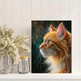 thumbnail image 2 of Ginger Cat Canvas Print, Cat Portrait Wall Art for Living Room Bedroom Office Cafe Hotel Home Decor, 2 of 8