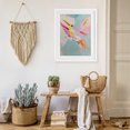 thumbnail image 3 of Stupell Industries Modern Pastel Hummingbird Soaring White Framed Print Under Glass, 17 x 21, by The Prints Vibe, 3 of 8