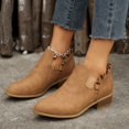 thumbnail image 2 of NOKIO Stylish Women'S Ankle Boots Trendy Women'S Ankle Booties Women'S Fashionable Short Boots Ankle Boots Short Boots Single Shoes For Ladies Casual Shoes Women'S Stylish Block Heel Ankle Boots, 2 of 4