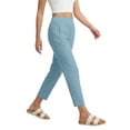thumbnail image 5 of ClodeEU Women's Stretch 7/8 Yoga Pants,Comfortable Athletic Ankle Length Pants for Work Sky Blue,Womens Plus XL, 5 of 6