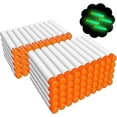 thumbnail image 1 of ZD-001 100Pcs 7.2x1.3cm Solid Core EVA Soft Bullets Fluorescent Kids Toy Refill EVA Bullet Blasters, 1 of 5