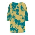 thumbnail image 5 of OSFVNOXV Plus Size Tops for Women,Loose Fit Tie Dyed Peplum Tops for Women,Oversized Graphic T-Shirts Loose Fit Flowy Lounge Blouse,Sizes L-5XL, 5 of 6