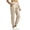 Khaki, variant on Yievot Women's Hiking Pants Lightweight Quick Dry UPF 50  Sun Protection Pant Elastic Waist Golf Travel Trousers with Pockets