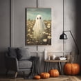 thumbnail image 4 of Ghost In The White Chrysanthemum Field Poster, Ghosts Art Print, Halloween Art Print, Halloween Decor, Spooky Vintage Halloween, Halloween Gift, 4 of 7
