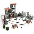 thumbnail image 3 of WW2 Army Military Base Model Building Kits Boys Toys Military Mini Army Supplies Guns Building Blocks Sets, 3 of 7