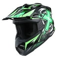 thumbnail image 2 of 1Storm Youth Motocross Helmet BMX MX ATV Dirt Bike Helmet Teenager Racing Style 801Youth; Sonic Green, 2 of 5