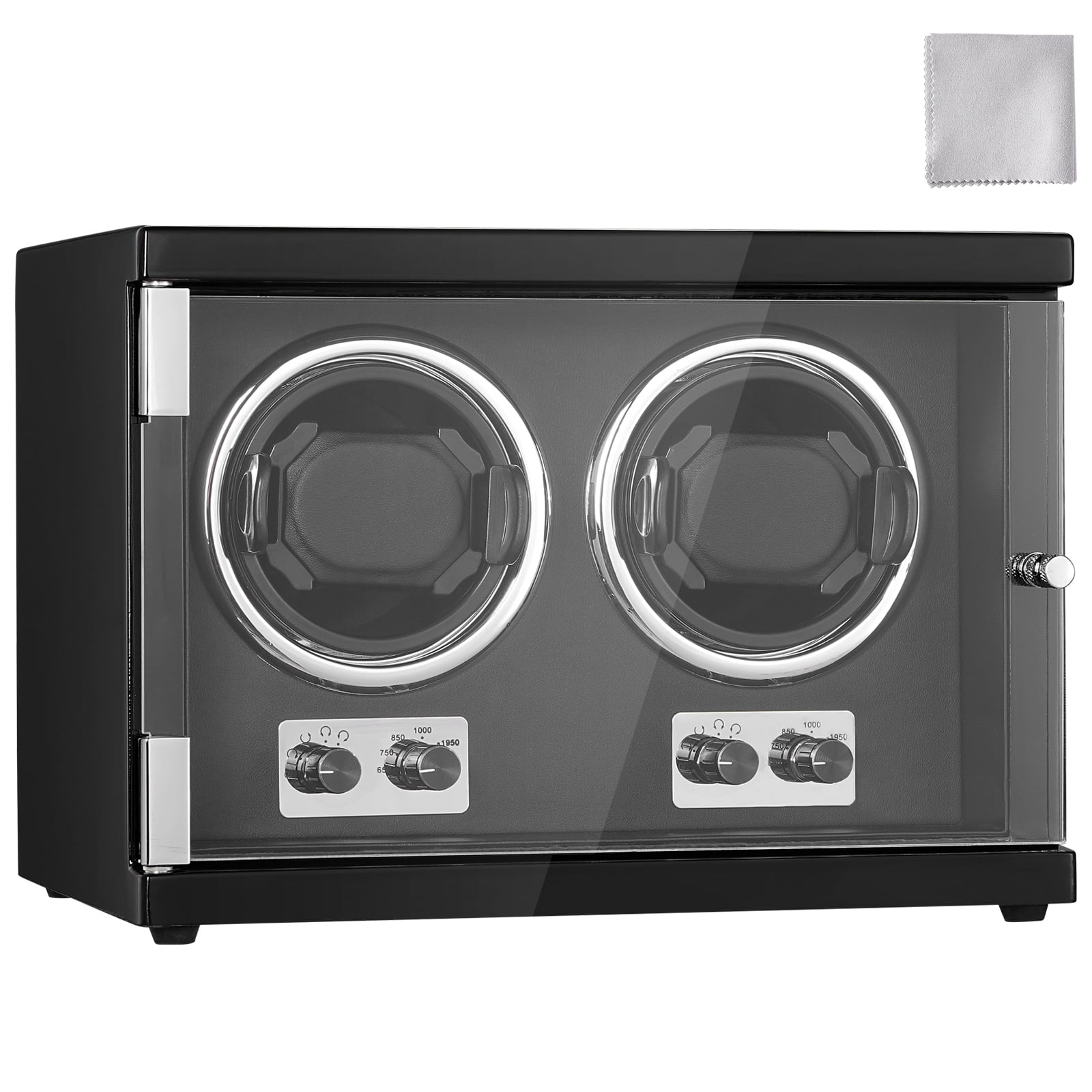 KFFKFF Watch Winder Dual Watch Winder for Automatic Watch with 2 Mabuchi Motors