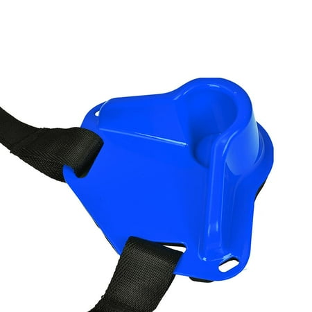 Boat Rock Fishing Rod Pole Holder Adjustable Waist Fighting Belt Tackle Accessories (Blue)