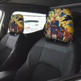 thumbnail image 2 of Liga de la Justicia Funda Protectora Universal para Reposacabezas de Coche, Funda Elástica para Reposacabezas de Asiento de Auto, Funda de Tela Antipolvo, Accesorios de Interior 2 Piezas, 2 of 6