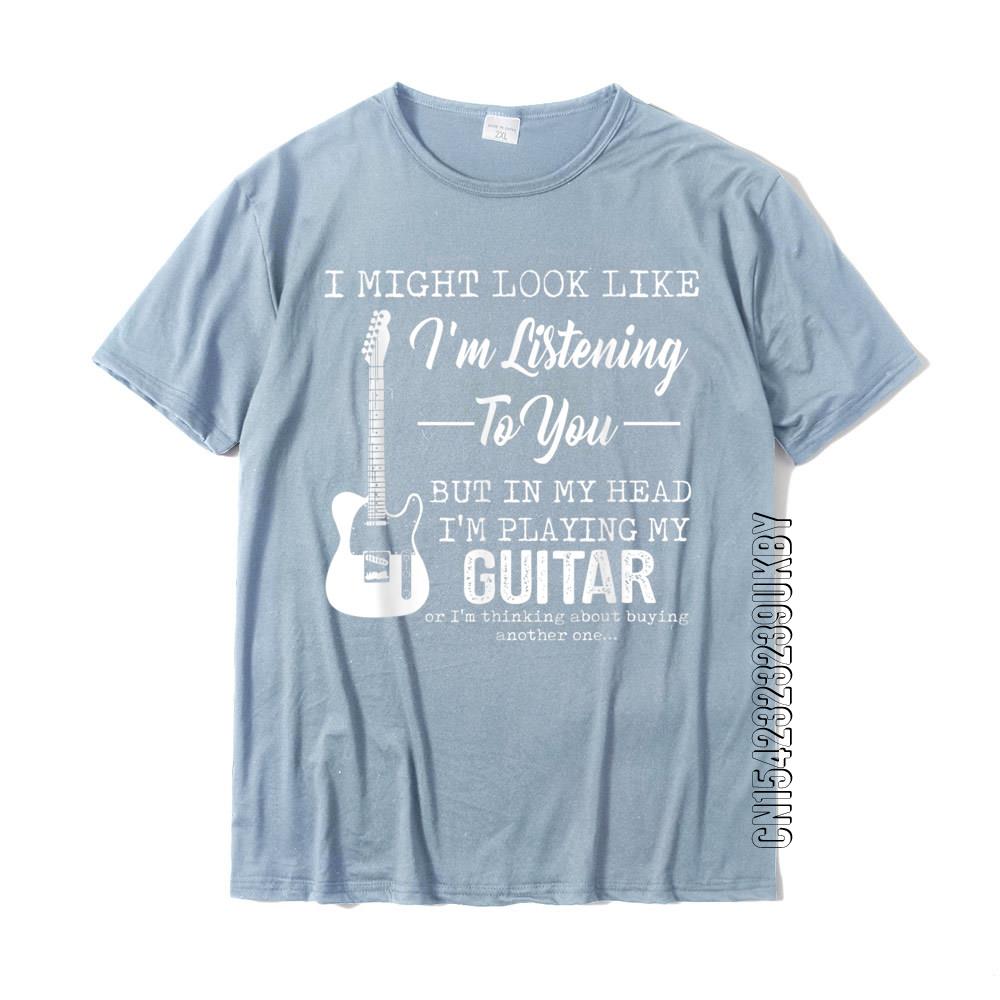 I'm Listening To You But In My Head I'm Playing My Guitar T-Shirt Slim ...