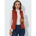 thumbnail image 2 of Chaleco Anorak Utility Allegra K para mujer rojo naranja M, 2 of 5