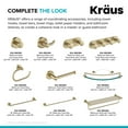 thumbnail image 6 of KRAUS Elie Bathroom Shelf Towel Rack with Towel Bar in Brushed Gold, 6 of 9