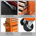 thumbnail image 5 of Tool Chest with 8 Drawer,High Capacity Rolling Tool Box Removable Tool Storage Cabinet with Locks,Rolling Tool Storage Cabinet with 4 Wheels for Garage and Warehouse (Orange), 5 of 7