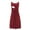 Wine, variant on FAIWAD Maternity Nursing Nightgown Sleeveless Round Neck Striped Patchwork Breastfeeding Pregnant Dress