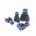 thumbnail image 2 of 3pcs PY Series Plastic Pneumatic Parts Fittings Y Type 3 Ways Blue Air Quick Connector Element One Touch Push, 2 of 6