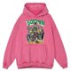 thumbnail image 4 of Sudadera con capucha retro desgastada con diseño de esqueletos de Boston para hombre, moda de otoño, 100 % algodón, estilo hip hop, informal, holgada, 4 of 5