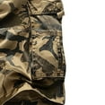 thumbnail image 3 of Mens Vintage Cargo Shorts Multi Pockets Cotton Relaxed Fit Short Outdoor Loose Fit Military Camo Cargo Shorts, 3 of 4