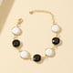 thumbnail image 4 of Sonducket 2 piezas de de cuentas para mujer, fiesta de moda, fecha, viaje, oficina, tienda, decoración, joyería de moda, cumpleaños para mujer Ropa, zapatos y accesorios Miscelánea Blanco negro, 4 of 6