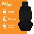 thumbnail image 5 of Universal Fit Car Seat Cover – Full Set of Automotive Car Seat Covers, Ultra-Modern Quilted Leatherette Seat Covers, Water-resistant Seat Protector for Cars, Trucks, SUVs and Vans, 5 of 10