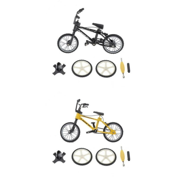 Finger Bike BMX Juguete Decoración De Escritorio Finger Toy Negro