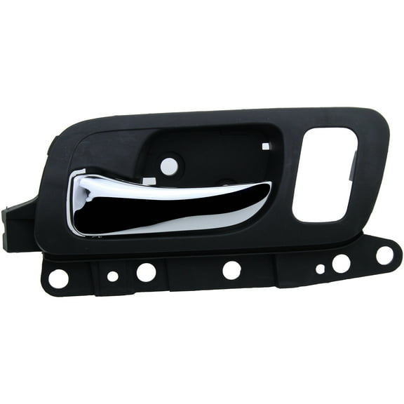 Dorman 96451 Front Driver Side Interior Door Handle for Specific Acura Models, Black; Chrome