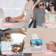 thumbnail image 3 of Mini fan portable USB foldable personal handheld fan, mobile phone holder, 4 speed adjustment, outdoor fan, 3 of 5