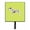 Green, variant on Dalmatian Checkerboard Blue Leash or Key Holder