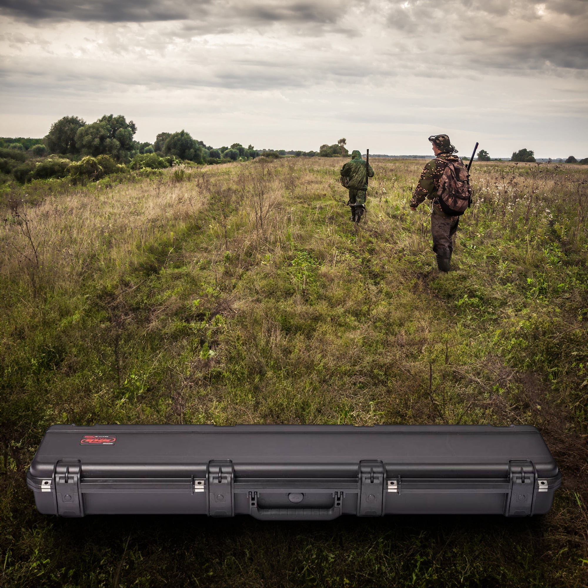 SKB 3I4909SR ISERIES 4909 SINGLE RIFLE CASE 49"X9"X5" WATERPROOF BLACK