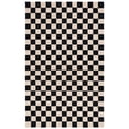 thumbnail image 2 of SAFAVIEH Martha Stewart Chelsea Checkered Area Rug, Black/Beige, 4' x 6', 2 of 5