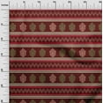 thumbnail image 2 of oneOone Viscose Jersey Fabric Stripe|Chevron & Tree Block Print Fabric By The Yard 60 Inch Wide, 2 of 5