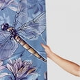 thumbnail image 3 of BCIIG Dragonfly Flowers Bathroom Decor Set with Hooks, Colorful Luxurious Graphic Print Polyester Fabric Fashion Shower Curtain, Waterproof Bathroom Decoration Chic Modern Design 60x72, 3 of 7
