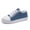 Blue, variant on Wovix Canvas Tennis Shoes for Women Low Top Casual Sneakers Lace Up Fashion Comfortable Walking Shoes Blue 35