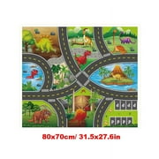 ToysYGift Baby Crawling Mat,Baby Play Mat for Floor,Cotton Educational Tummy Time Mat, Foldable Non-Slip Super Soft Padded Baby Playmat for Playing Area Rug for Infants Toddlers Boys Girls