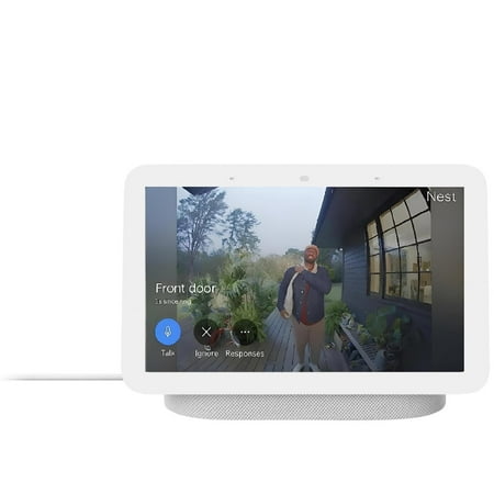 Google Nest Hub 2nd Generation, Taiwan Model, Multi Language Nest Hub 7-inch with English Compatibility, GA01331-TW GUIK2 (Chalk)
