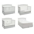 Delta Children Emery 4in1 Convertible Crib White