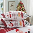 thumbnail image 3 of Christmas Quilt Set Queen Size - Lightweight Christmas Bedspread for Bedroom Holiday Decor, 3 of 8